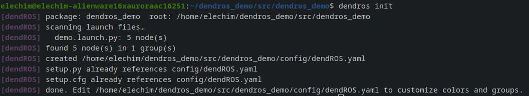 dendros init