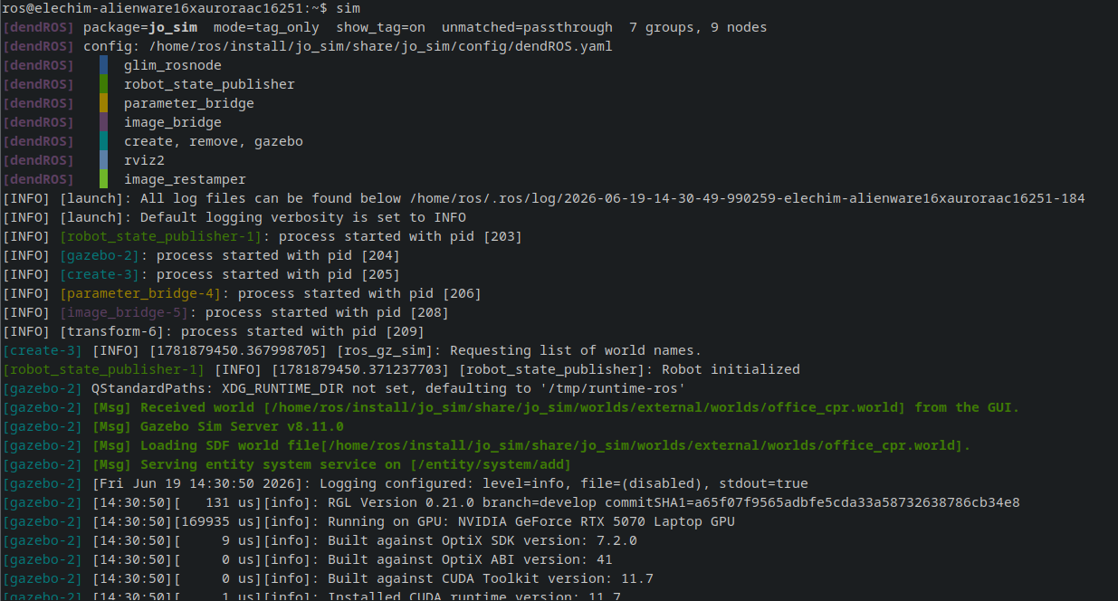 Colored terminal output